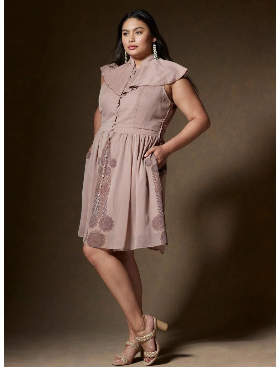 Dresses * | Hunivers Her Universe Star Wars Leia Cloud City Dress Plus Size