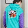 Sweaters And Cardigans * | Ourunvrs Our Universe Disney A Goofy Movie Colorblock Hoodie