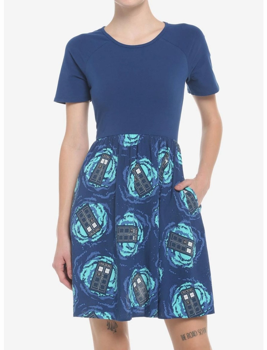 Dresses * | Hunivers Her Universe Doctor Who Tardis Dress