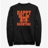 Sweaters And Cardigans * | Null Disney Mickey Mouse Happy Haunting Pumpkin Sweatshirt