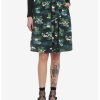 Bottoms * | Hunivers Universal Monsters Creature From The Black Lagoon Allover Print Skirt