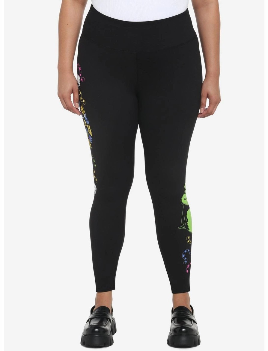 Bottoms * | Hunivers The Nightmare Before Christmas Oogie Boogie Leggings Plus Size