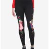 Bottoms * | Hunivers Disney Beauty & The Beast Rose Leggings