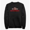 Sweaters And Cardigans * | Null Marvel Doctor Strange In The Multiverse Of Madness Rendered Logo Sweatshirt