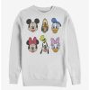 Sweaters And Cardigans * | Null Disney Mickey Mouse Group Stack Sweatshirt