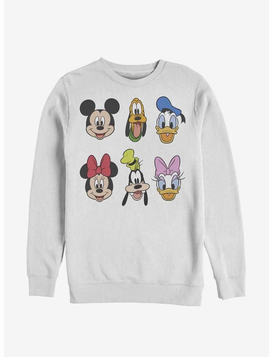 Sweaters And Cardigans * | Null Disney Mickey Mouse Group Stack Sweatshirt