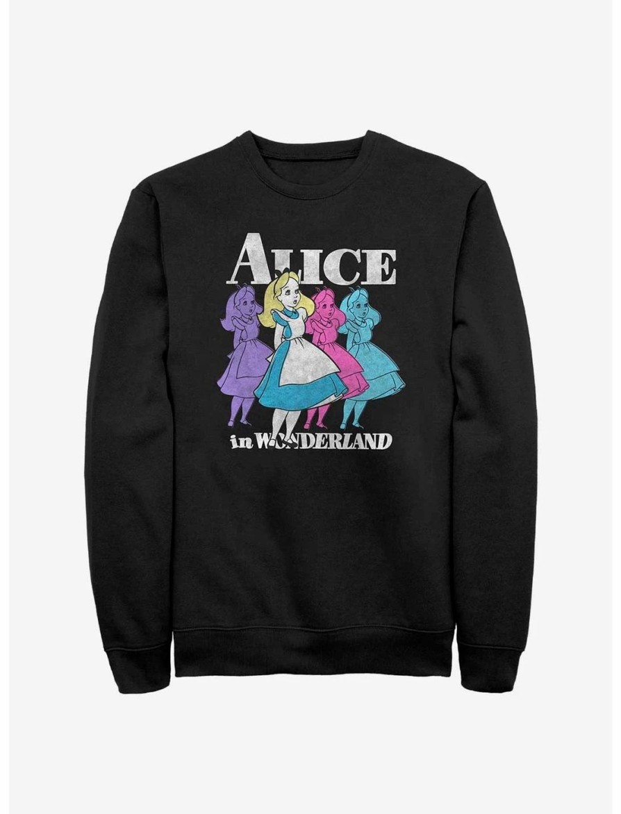 Sweaters And Cardigans * | Null Disney Alice In Wonderland Trippy Alice Sweatshirt