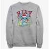 Sweaters And Cardigans * | Null Disney Lilo & Stitch Holiday Aloha Sweatshirt