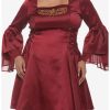 Dresses * | Hunivers House Of The Dragon Rhaenyra Targaryen Bell Sleeve Dress Plus Size