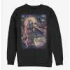 Sweaters And Cardigans * | Null Star Wars The Mandalorian The Child Duo Starry Sky Sweatshirt