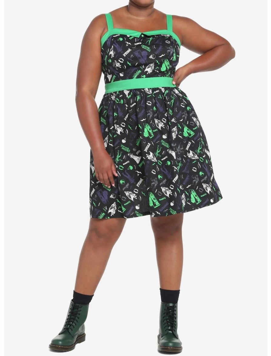 Dresses * | Hunivers Universal Monsters Retro Dress Plus Size