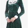 Dresses * | Hunivers Her Universe Disney The Haunted Mansion Ghost Host Velvet Long-Sleeve Dress