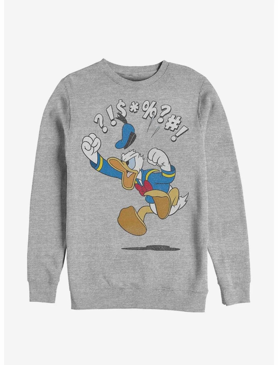 Sweaters And Cardigans * | Null Disney Donald Duck Angry Duck Sweatshirt