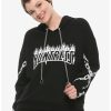 Hoodies And Sweatshirts * | Hunivers Her Universe Dc Comics Birds Of Prey Huntress Chain Semi-Crop Hoodie Plus Size