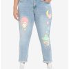 Bottoms * | Hunivers Little Twin Stars Mom Jeans Plus Size