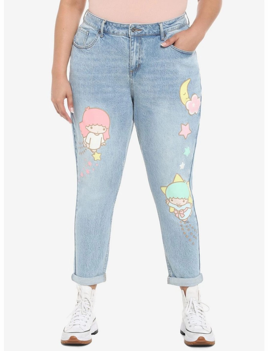 Bottoms * | Hunivers Little Twin Stars Mom Jeans Plus Size