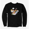 Sweaters And Cardigans * | Null Care Bears Over The Rainbow Sweatshirt