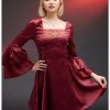 Dresses * | Hunivers House Of The Dragon Rhaenyra Targaryen Bell Sleeve Dress