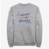 Sweaters And Cardigans * | Null Disney Princesses Chasing My Dreams Sweatshirt