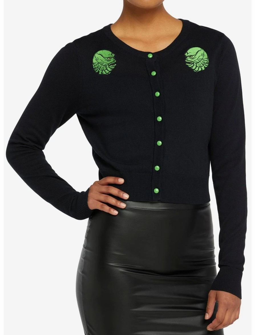 Sweaters And Cardigans * | Hunivers Universal Monsters Creature From The Black Lagoon Cardigan