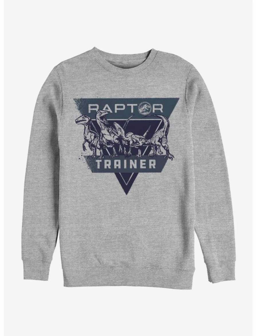 Sweaters And Cardigans * | Null Jurassic World Raptor Trainer Shield Sweatshirt