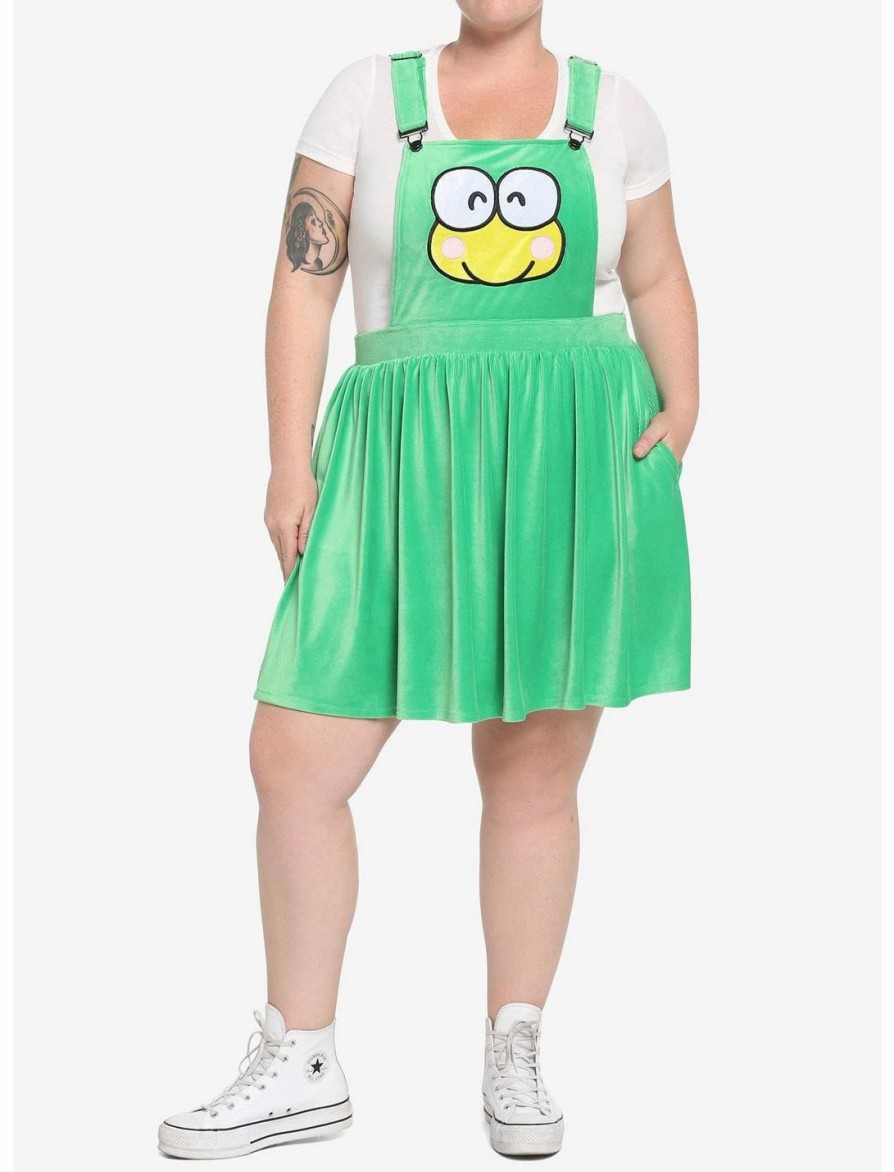 Dresses * | Hunivers Keroppi Smile Corduroy Skirtall Plus Size