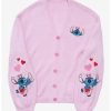 Sweaters And Cardigans * | Hunivers Her Universe Disney Lilo & Stitch Lovebug Skimmer Cardigan