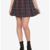 Dresses * | Hunivers The Umbrella Academy Plaid Pleated Skirt