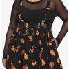 Bottoms * | Hunivers The Nightmare Before Christmas Characters Suspender Skirt Plus Size