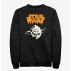 Sweaters And Cardigans * | Null Star Wars Yoda Ghoul Sweatshirt