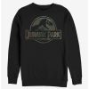 Sweaters And Cardigans * | Null Jurassic Park Camo Logo Sweatshirt