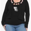 Sweaters And Cardigans * | Hunivers Studio Ghibli Spirited Away No-Face Tie-Front Cami & Cardigan Set Plus Size