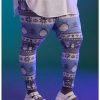 Bottoms * | Hunivers Her Universe Studio Ghibli My Neighbor Totoro Holiday Fair Isle Leggings Plus Size