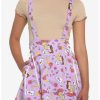 Bottoms * | Hunivers Disney Beauty And The Beast Roses Suspender Skirt