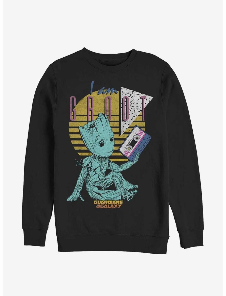 Sweaters And Cardigans * | Null Marvel Guardians Of The Galaxy 90'S Groots Sweatshirt