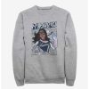 Sweaters And Cardigans * | Null Marvel Ms. Marvel Doodle Kamala Sweatshirt