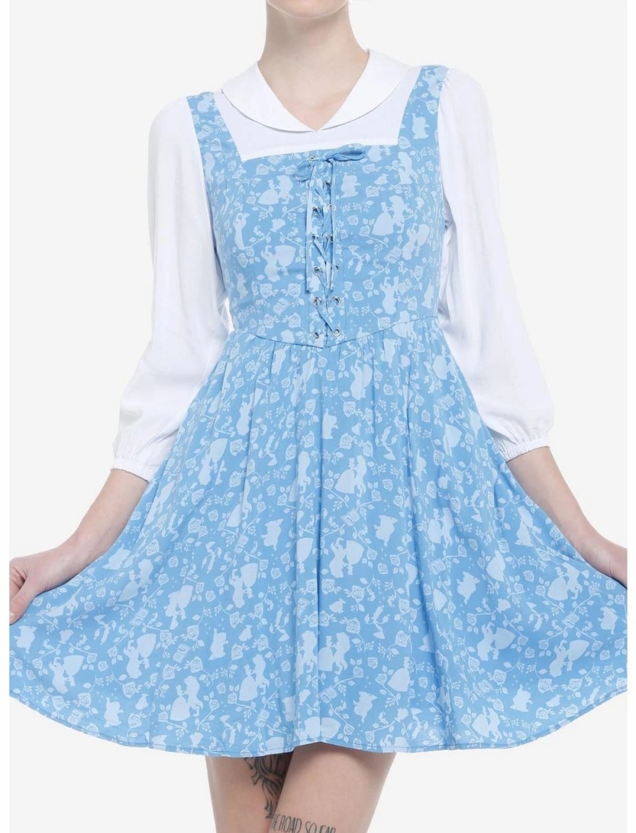 Dresses * | Hunivers Disney Beauty And The Beast Belle Village Dress