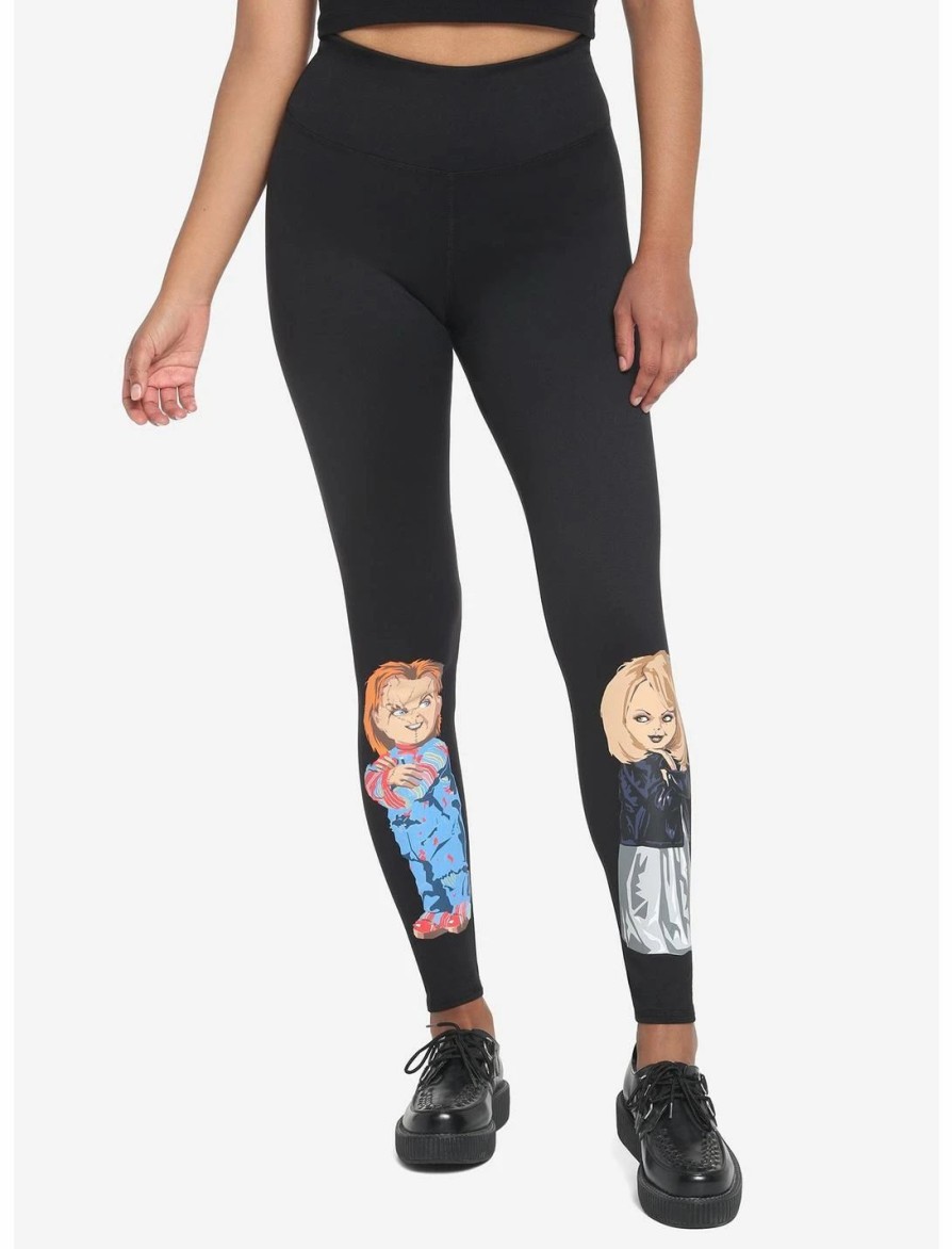 Bottoms * | Hunivers Chucky Tiffany & Chucky Leggings