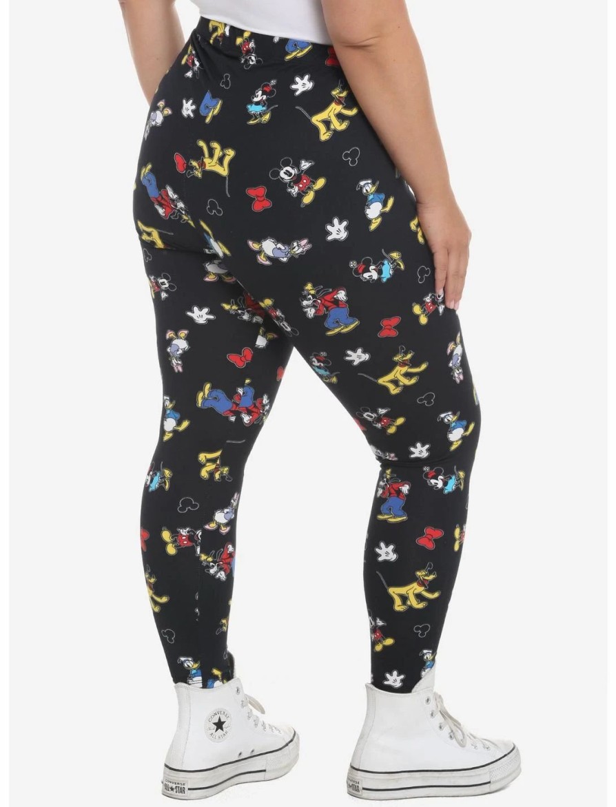 Bottoms * | Hunivers Her Universe Disney Mickey Mouse & Friends Leggings Plus Size