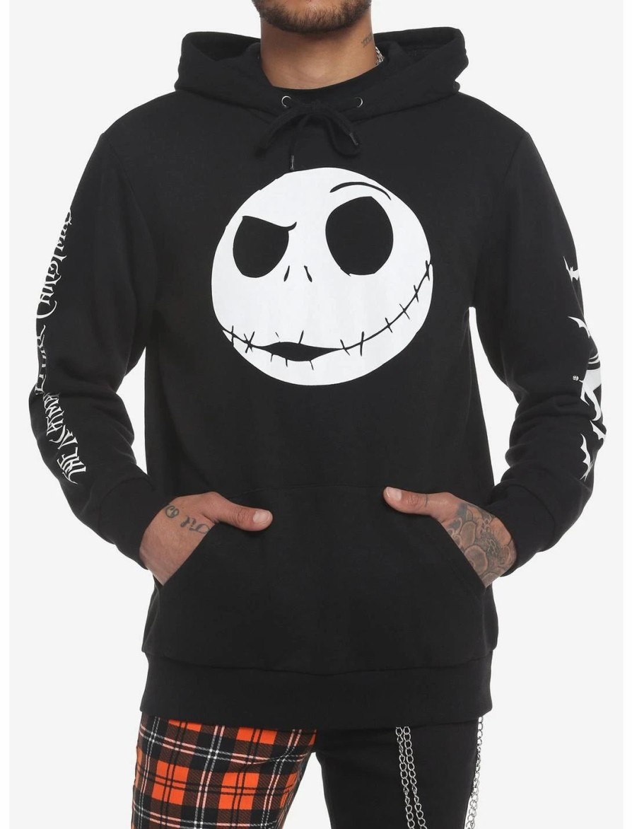 Sweaters And Cardigans * | Ourunvrs The Nightmare Before Christmas Jack Jumbo Head Hoodie