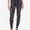 Bottoms * | Hunivers The Nightmare Before Christmas Jack & Sally Coffin Leggings