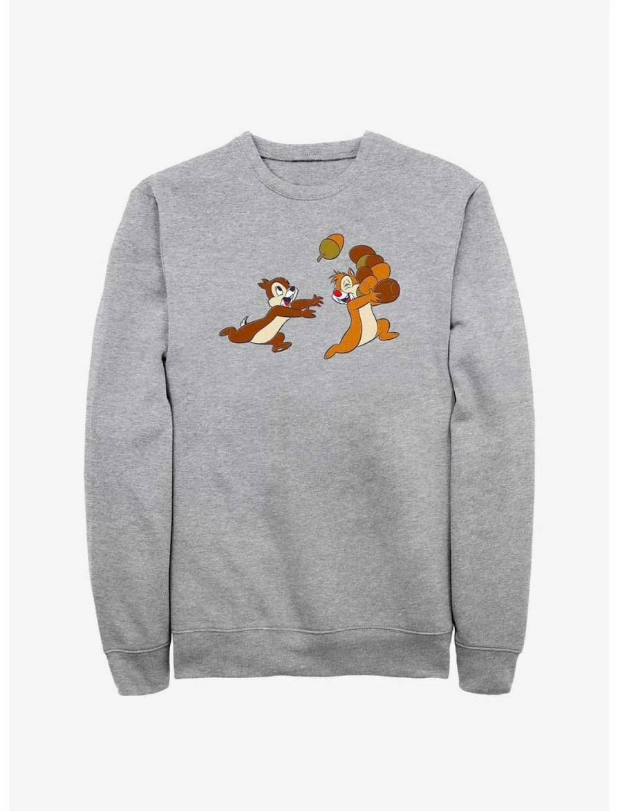 Sweaters And Cardigans * | Null Disney Chip 'N' Dale Acorn Run Sweatshirt