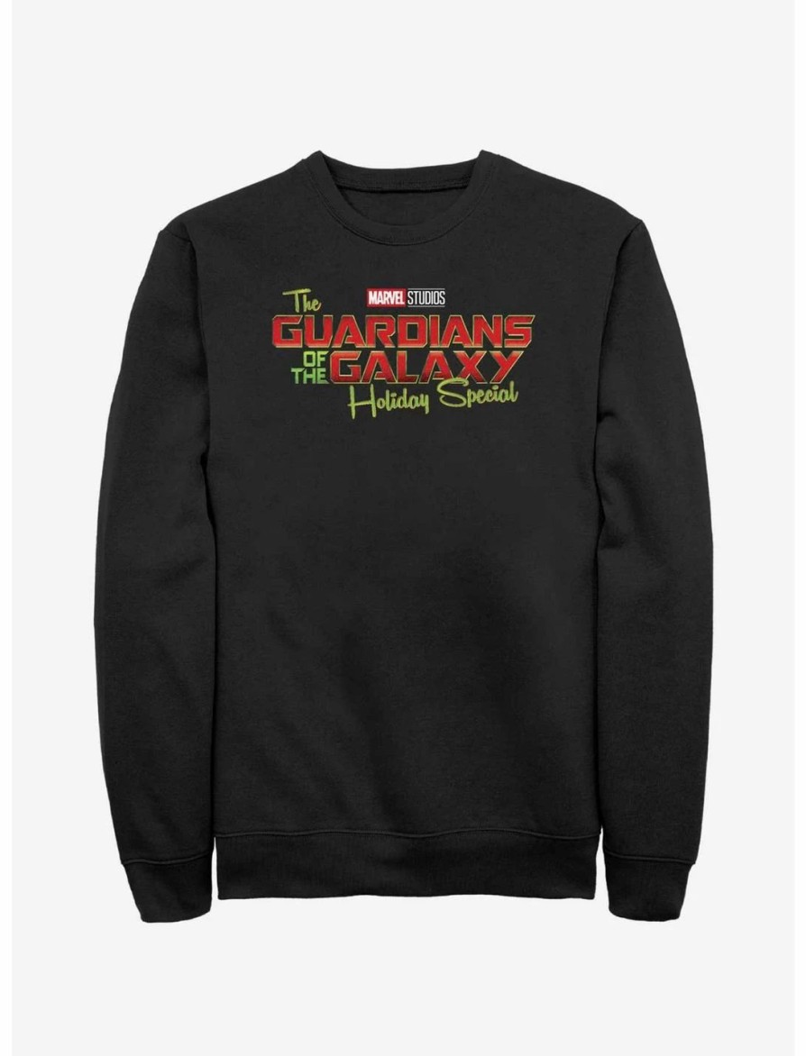 Sweaters And Cardigans * | Null Marvel Guardians Of The Galaxy Holiday Special Logo Sweatshirt