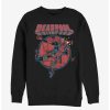 Sweaters And Cardigans * | Null Marvel Deadpool Falling Dead Sweatshirt