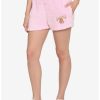 Bottoms * | Hunivers Care Bears Tenderheart Bear Fuzzy Lounge Shorts