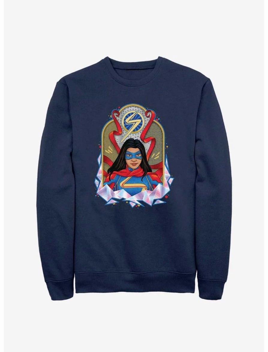 Sweaters And Cardigans * | Null Marvel Ms. Marvel Tombstone Sweatshirt