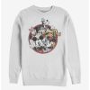 Sweaters And Cardigans * | Null Disney Mickey Mouse Retro Group Sweatshirt