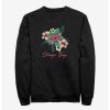 Sweaters And Cardigans * | Null Stranger Things Floral Logo Sweatshirt