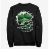 Sweaters And Cardigans * | Null Marvel Hulk Costume Sweatshirt