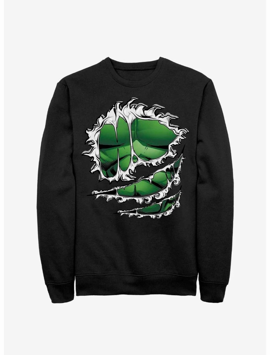 Sweaters And Cardigans * | Null Marvel Hulk Costume Sweatshirt